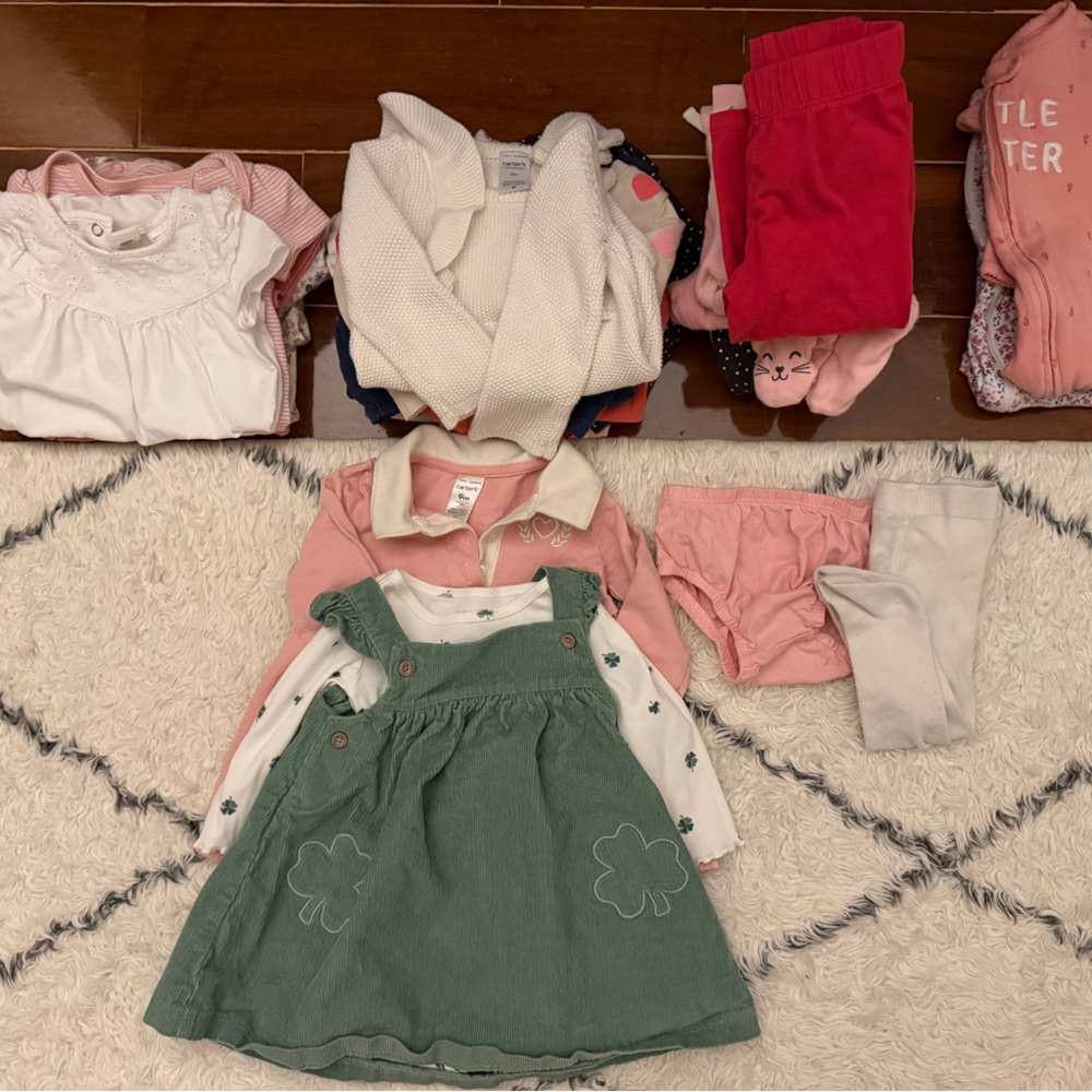 Carters girls 9mo bundle